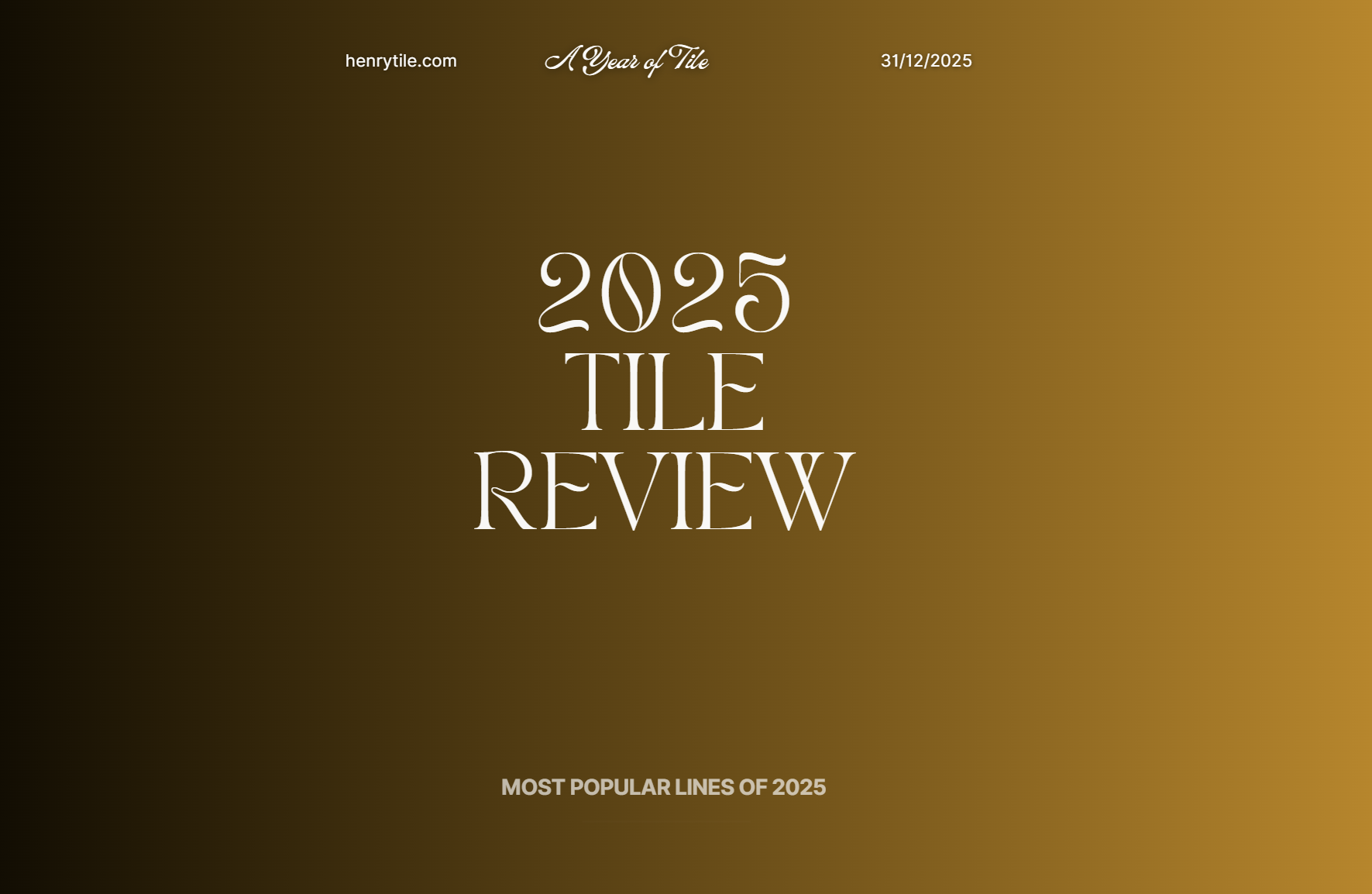 2025 Tile In Review