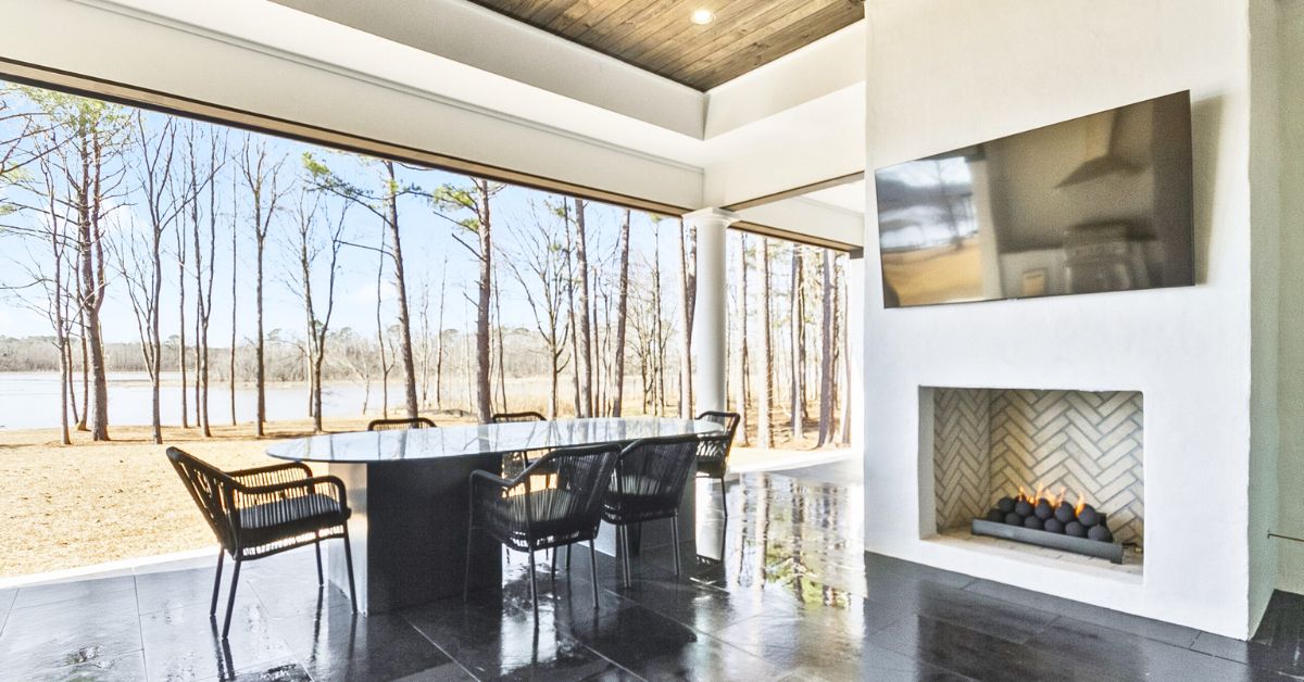 Porcelain Tile Fireplace Surrounds for Cozy Homes